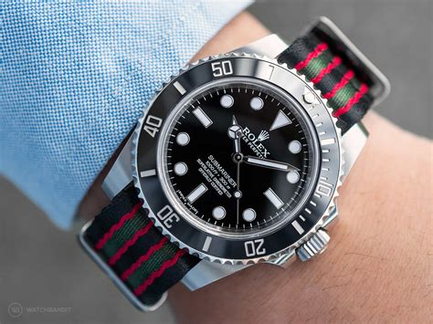 rolex submariner nato strap replica|genuine rolex submariner watch bands.